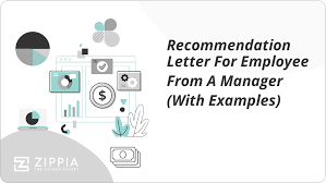 recommendation letter for employee from