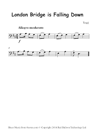 I am glad you liked it. London Bridge Is Falling Down Sheet Music For Cello 8notes Com