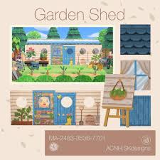 Garden closet storage shed plan. Animal Crossing Qr Closet Garden Shed