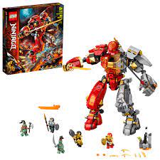 LEGO NINJAGO Fire Stone Mech 71720 Ninja Mech Building Toy for Kids Age 9+  (968 Pieces) - Walmart.com