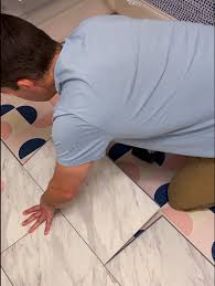 how to install a floating tile floor