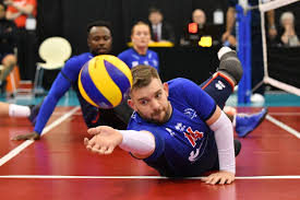 Volleyball is a team sport in which two teams of six players are separated by a net. British Volleyball