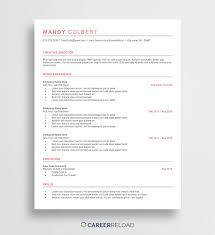 It provides key contact information that the recruiter needs to know about you before reading your resume. Free Word Resume Templates Free Microsoft Word Cv Templates
