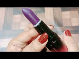 purple lipstick you