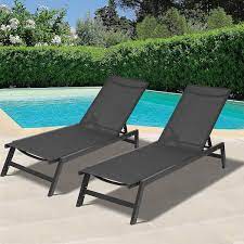 Outdoor Patio Metal Lounge Chair