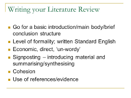    Literature Review Outline Templates     Free Word  PDF Documents     References for this literature review on organisational story telling  research