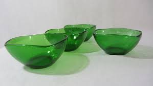 Green Glass Bowls Glass Bowl