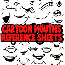 drawing cartoon ilrated mouths