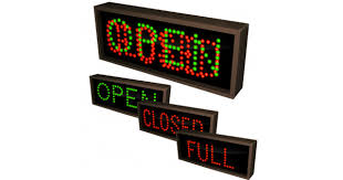 Outdoor Led Open Or Closed Or Full