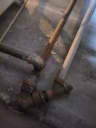 Old Kitchen Sink Drainage Pipe