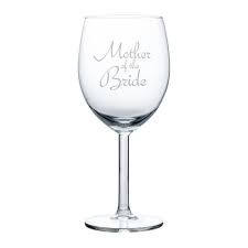 Wine Glass Goblet Wedding Mother Of The