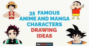 35 famous anime and manga characters