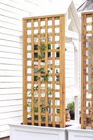 The trellis planter wall can be adapted and customized in a lot of ways. Diy Trellis Planter Love Grows Wild