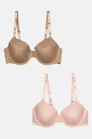 lace padded bra pink taupe