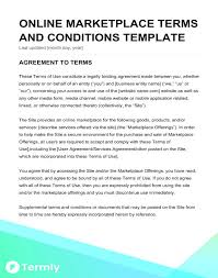 Standard Business Terms And Conditions Template Incloude Info