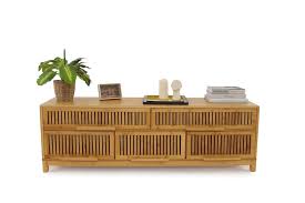 Bamboo Suratto Low Drawers Small Space