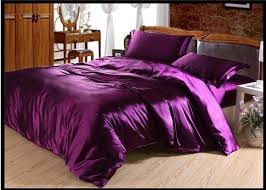 Luxury Purple Silk Bedding Set