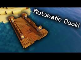 smart boat dock minecraft tutorial