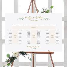 Banquet Seating Plan E Shape Printable Template 4 Tables