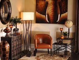 African Home Decor Safari Living Rooms