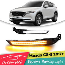 Us 59 49 30 Off Led Drl For Mazda Cx 5 Cx5 2017 2018 2019 Daytime Running Light Fog Light Bezel With Turn Signal Lamp In Car Light Assembly From