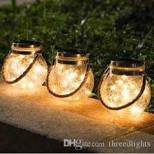 Solar Copper Wire Light Waterproof Crack Ball Glass Jar Outdoor Indoor Garden Terraces Christmas Trees Decoration Led Lamp Christmas String Lights Led String From Threedlights 56 07 Dhgate Com