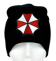 Resident Evil Umbrella Corporation Black Beanie Knit Cap Hat Zombie Dead  Undead | eBay