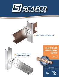 steel framing standards and cad details