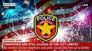 shooting fireworks illegal