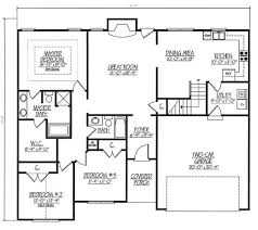 Ranch Style House Plan Beds Baths 2000