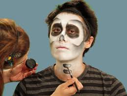 halloween makeup tutorial skeleton