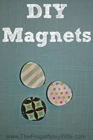 make your own fridge magnets the
