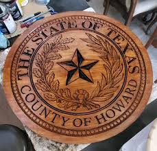 Texas Wall Decor Art State Seal Texas