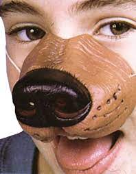 puppy dog black vinyl nose