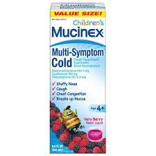 Children S Mucinex Multi Symptom Cold Liquid Very Berry 6 8oz