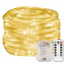 Lighting Ever Le 33ft 120 Led Dimmable Rope Lights Battery Powered Waterproof 8 Modes Timer Fairy Lights For Garden Patio Party Christmas Shop Your Way Online Shopping Earn Points On Tools