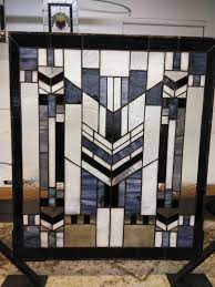 Stained Glass Panel P 192 Black And