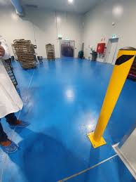 Next, take your hard foam mop and dip into our recommended epoxy floor cleaner mix and continue mopping. Why Epoxy Flooring Is A Great Fit For The Food Industry