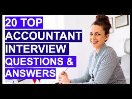 top 20 accountant interview questions