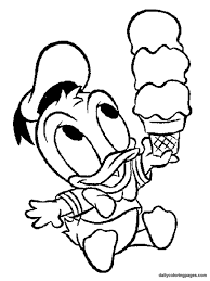 It has three friends who stay simple in the morning & at night they become superheroes. Baby Disney Donald And Icecream Cartoon Coloring Pages Baby Disney Characters Disney Coloring Pages
