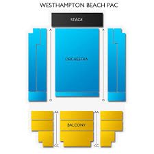Westhampton Beach Performing Arts Center 2019 Seating Chart