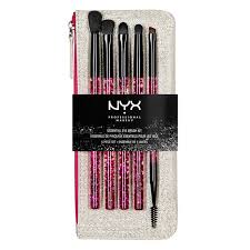 nyx essential eye brush set walmart com