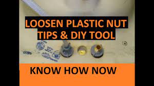 remove plastic faucet nut tips diy