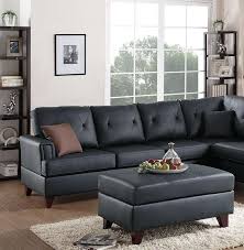 pcs sectional sofa set f6880 poundex