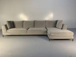 b b italia ray l shape sofa