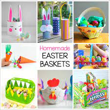 homemade easter basket crafts for kids