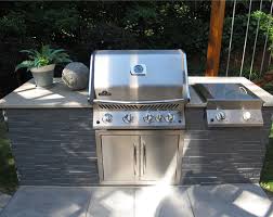 stone veneer outdoor grill kitchen