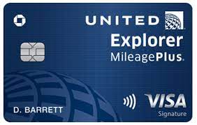 united explorer card travel credit