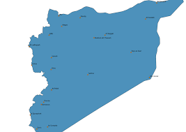 Template:syrian civil war detailed map. Map Of Syria With Cities Syria Cities Map