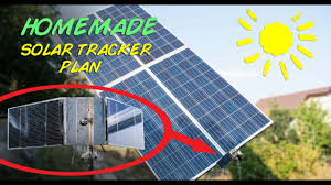 homemade solar tracker plan you